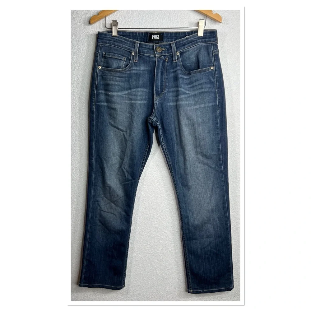 Paige Federal Men’s Straight Leg Jeans Gannon Sz 30 Rayon Cotton Blend